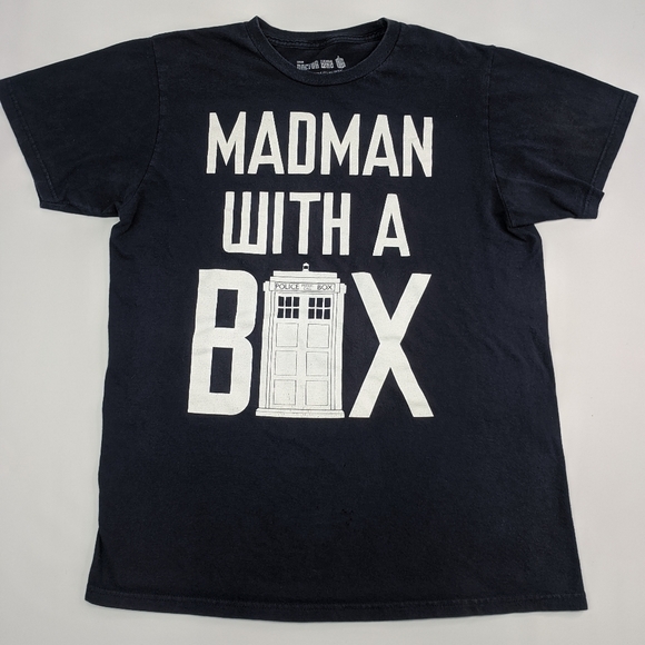 Doctor Who TARDIS Madman with a box Tshirt Large - Picture 1 of 7